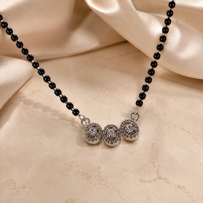 Classic Triple Stone Mangalsutra